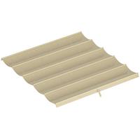 ERSATZDACH aus Polyester Beige - Beige, Kunststoff (255/6/250cm) - Outsunny