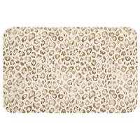 WC-VORLEGER Leopard - Klassisch - Beige Toilettenteppich 80x50 cm - Hellbraun, Textil (80/1cm) - OnlyWow