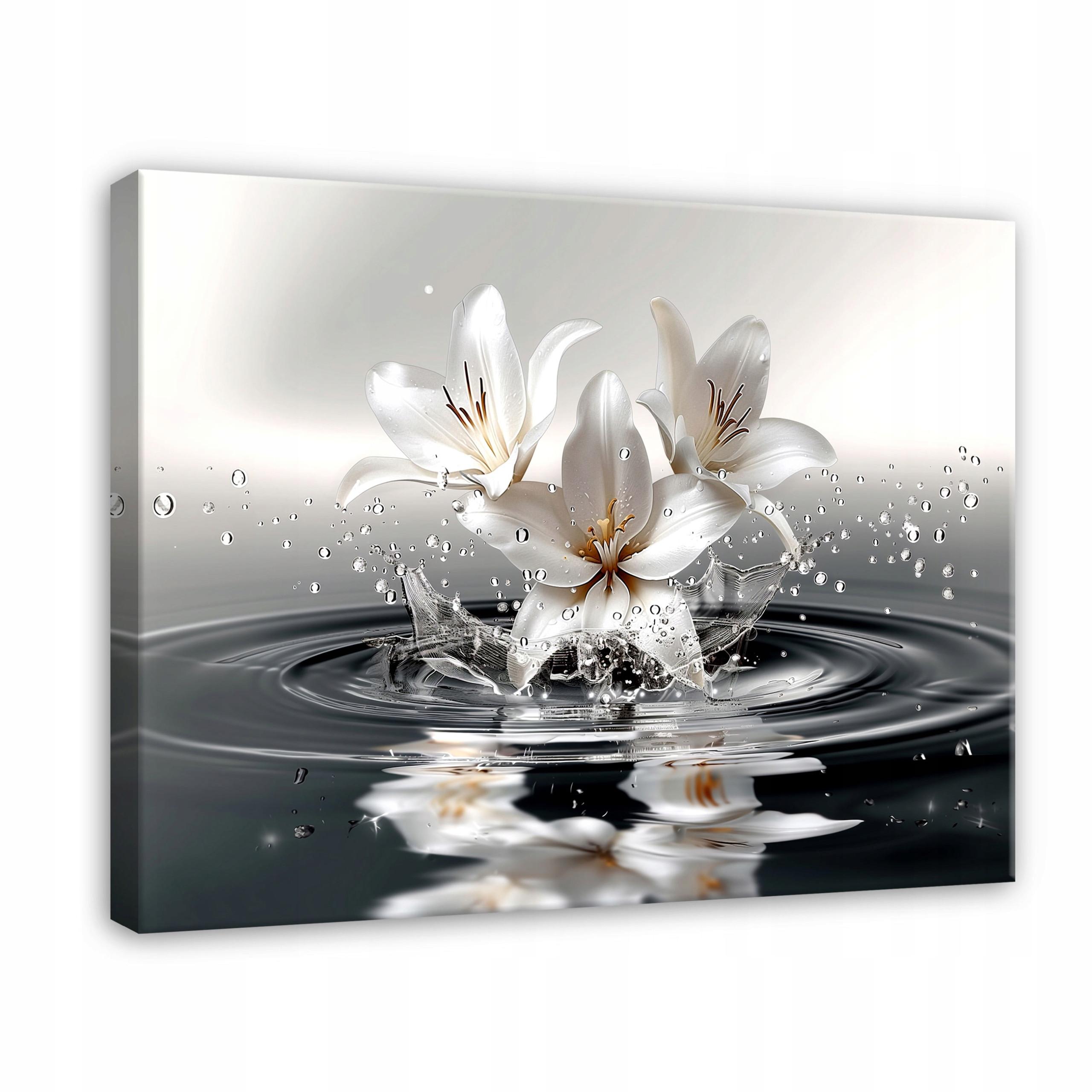 BILDER Abstrakt Blumen Modern 120x80 - Multicolor, Holzwerkstoff (120/80cm) - Wallarena