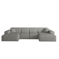 WOHNLANDSCHAFT Celes Premium Xs Scala - Grau, Holzwerkstoff/Textil (342/73/165cm) - Fun Möbel