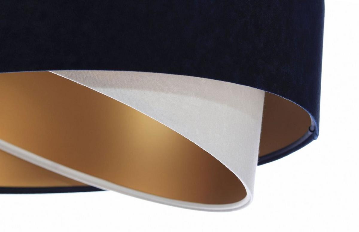 HÄNGELEUCHTE Blau 50/23 cm - Beige, Kunststoff (50/1/23cm) - ONZENO