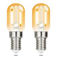 LED-LEUCHTMITTEL Attendorn II 6.4/2.2/2.2cm(2er-set) - Braun, Glas (2.2/2.2cm) - Nettlife