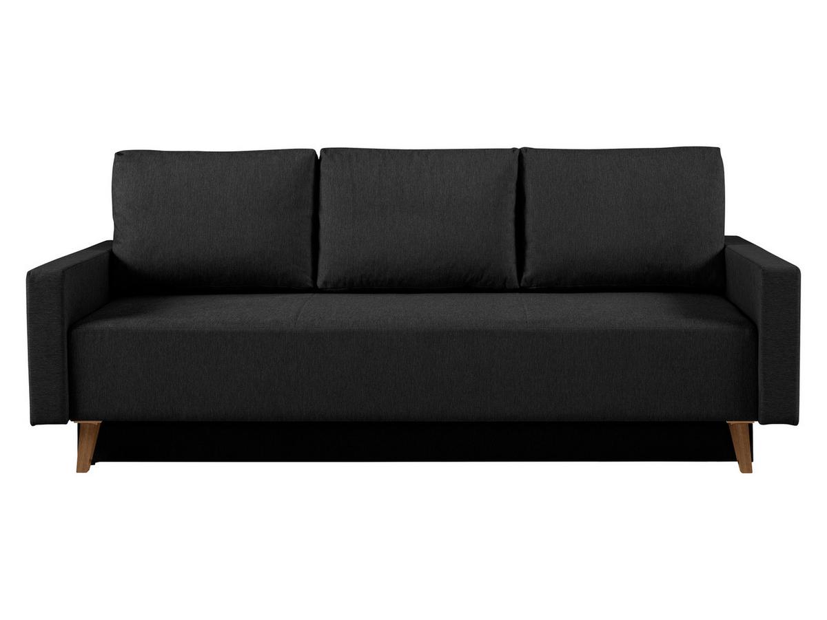 SCHLAFSOFA Oviedo - Schwarz, Holz/Kunststoff (215/86/95cm) - MIRJAN24