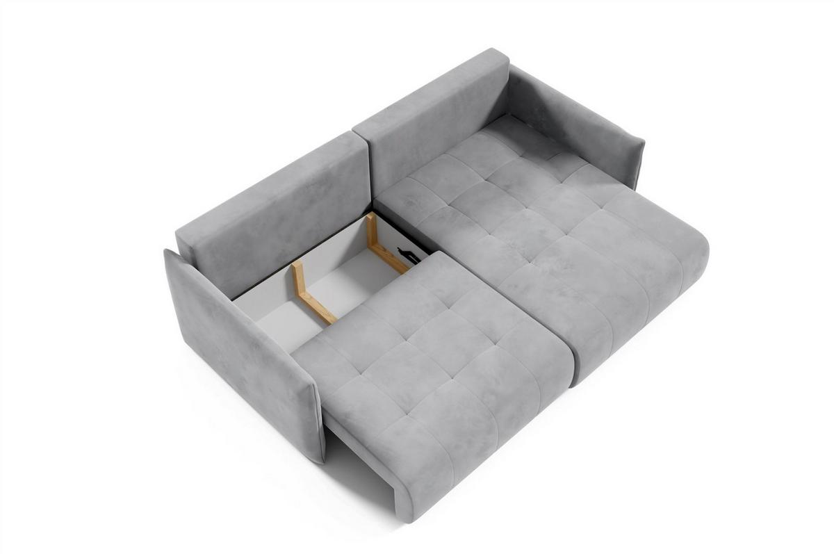 ECKSOFA Canio - Dunkelbraun, Holzwerkstoff/Textil (221/153cm) - Fun Möbel