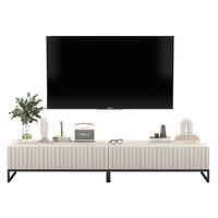 TV-LOWBOARD 2-er Set Elpis Kaschmir Matt Glamour 110 cm - Kaschmir, Holzwerkstoff (220/39/54cm) - Meble Lindner