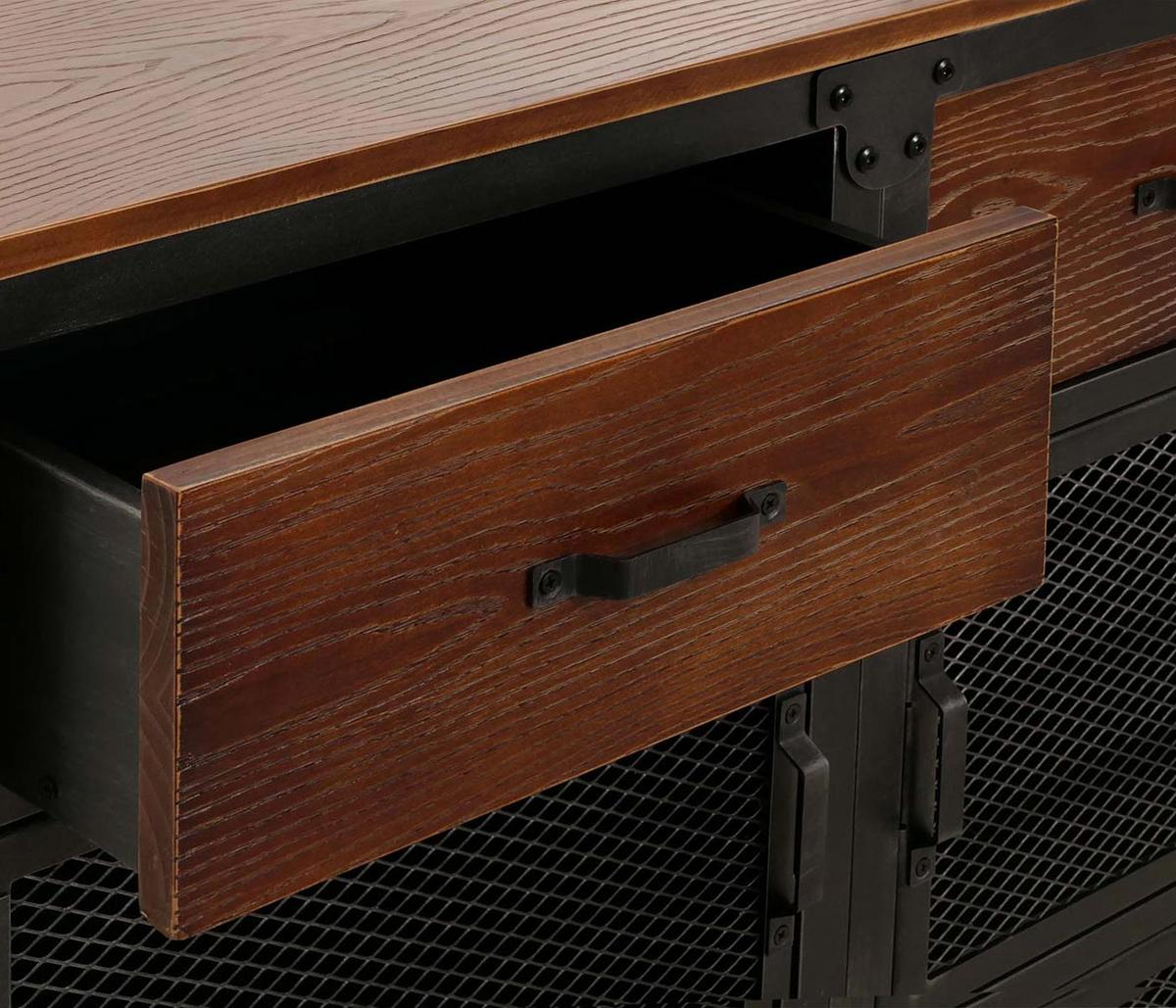 KOMMODE Braun - Braun, Holz (100/90/40cm) - MCW