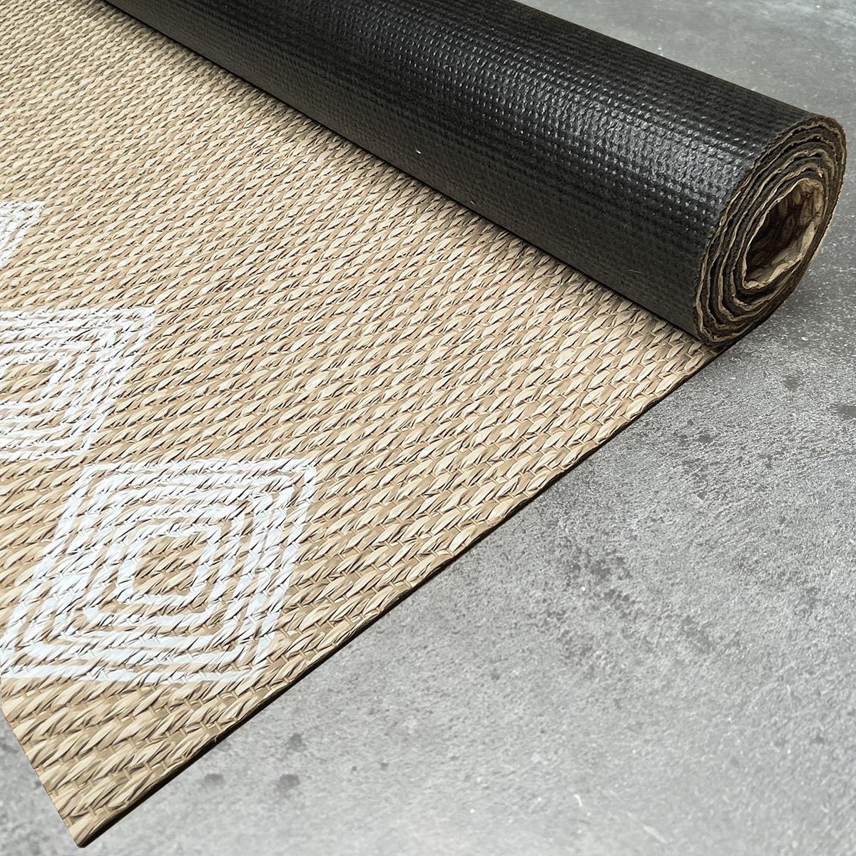 TEPPICH Premium en Vinyle Weiße ethnische 60x200 cm - Weiß, Kunststoff (60/200cm) - STORESDECO