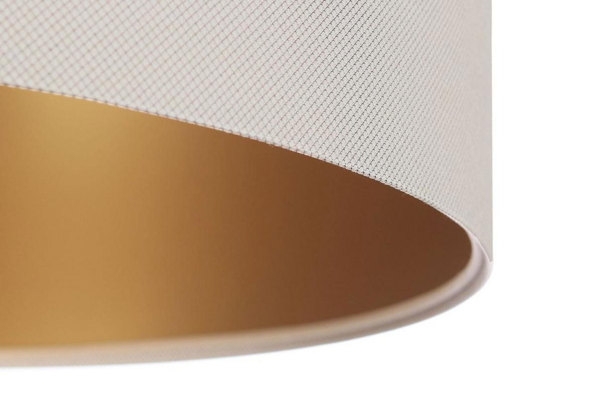 HÄNGELEUCHTE Gold 40/20 cm - Beige/Goldfarben, Kunststoff (40/0.4/20cm) - ONZENO