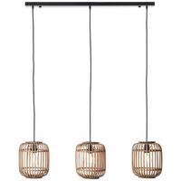 PENDELLEUCHTE Woodrow 93778/20 - Hellbraun, Metall (21.5/105/130cm) - Brilliant