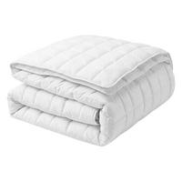 ZWEILAGIGE Bettdecke Polyester 4-Jahreszeiten 135/200 cm Korab - Weiß, Textil (135/200cm) - Beliani