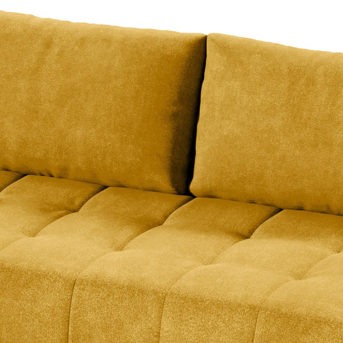 ECKSOFA Jonas 4 Sitzplätze Gelb - Gelb, Holzwerkstoff (265/185cm) - Petits-meubles