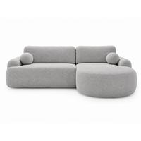 ECKSOFA Aurio Grau Rechts - Grau, Holz/Textil (261/177cm) - Graingold