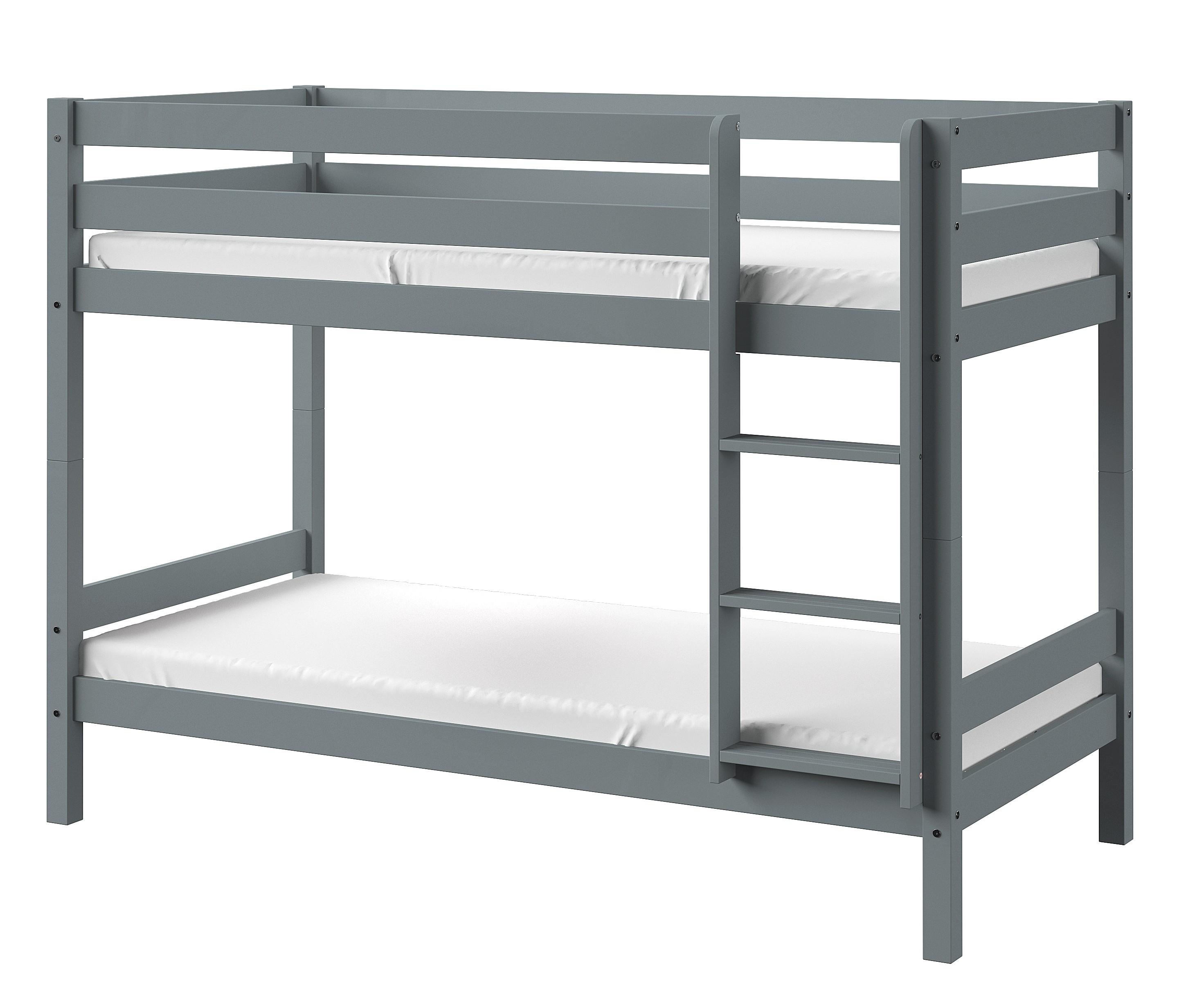 ETAGENBETT SVENO 90x190 cm Anthrazit - Anthrazit, Holz (90/190cm) - MASSENO
