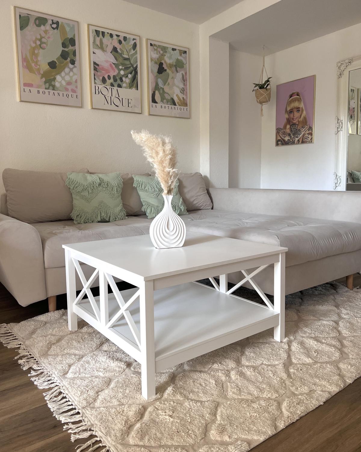 KURZFLOR-TEPPICH Silchar 200/140 cm - Beige, Textil (140/200cm) - Beliani
