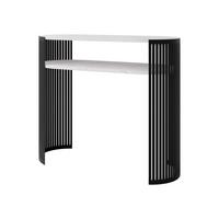 KONSOLENTISCH Fikoli - Schwarz/Weiß, Holzwerkstoff/Metall (30/100/86cm) - MIRJAN24