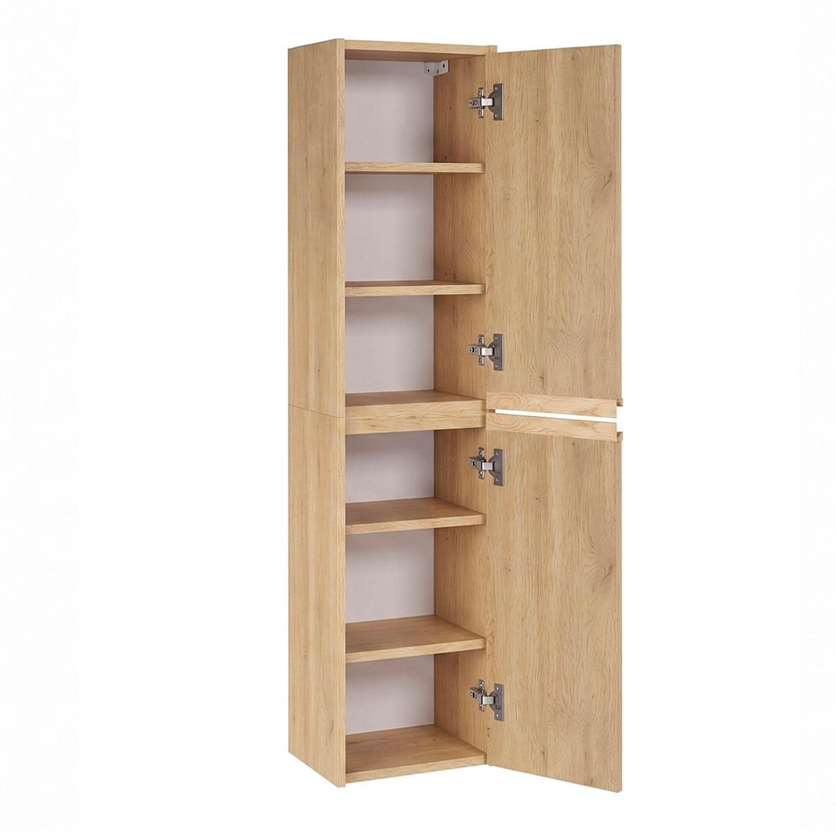 HÄNGESÄULE Edmé Holz - Braun, Holzwerkstoff (30/160/26.6cm) - Petits-meubles