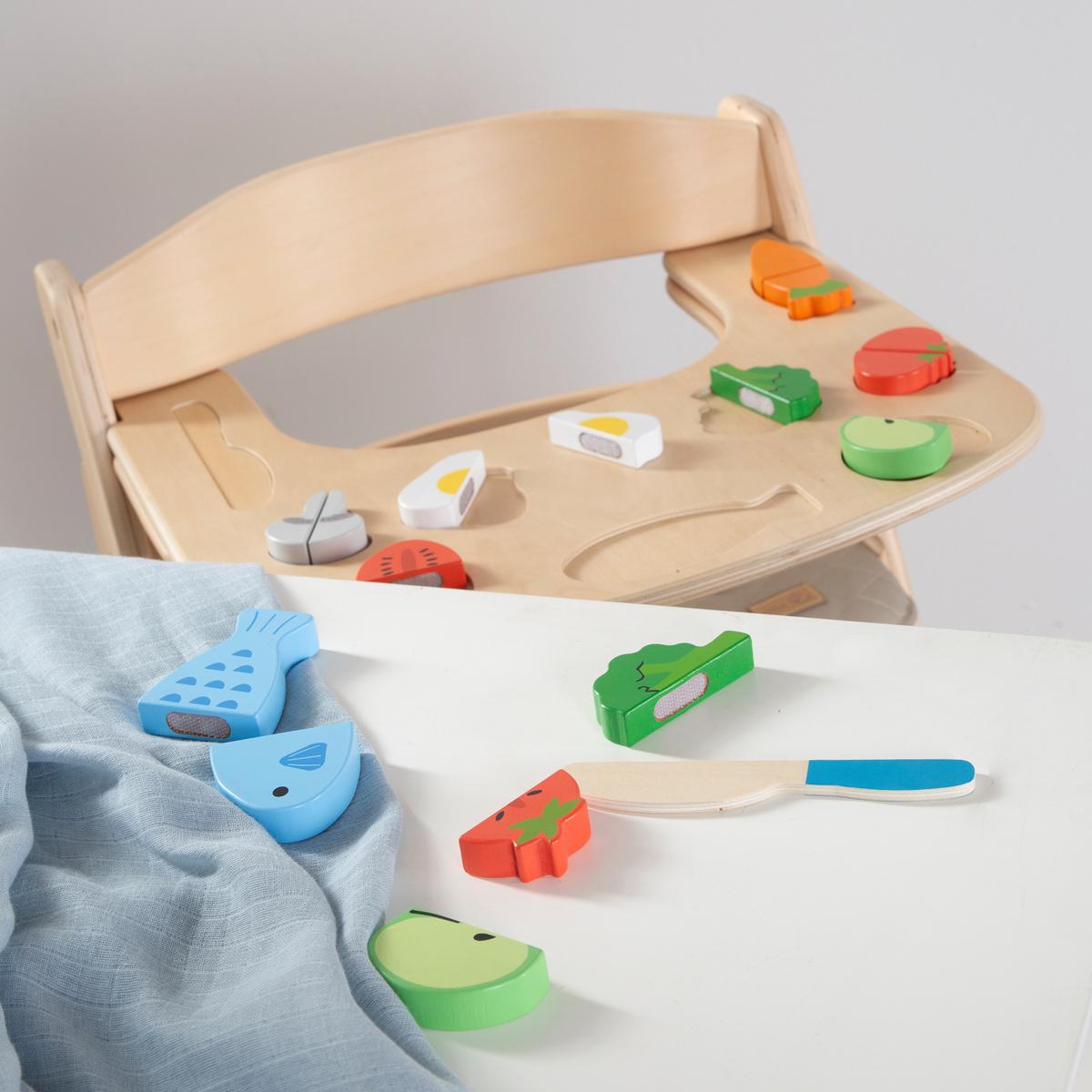 ESSBRETT mit Spielelementen - Sit Up Flex - Naturfarben, Holzwerkstoff (42/2/40cm) - Roba