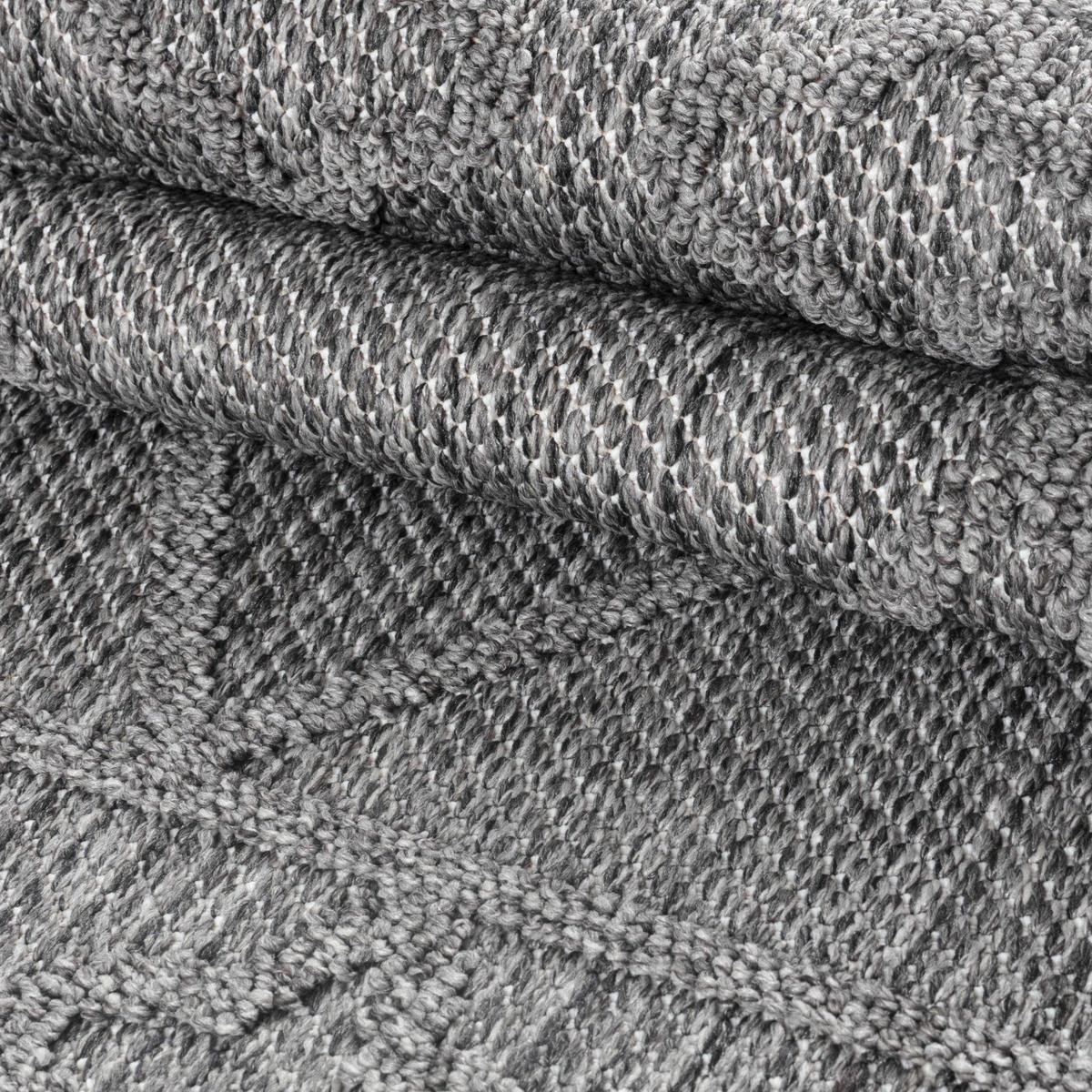 TEPPICH Outdoor IMST in Grau, im Berber-Stil, 120 x 170 cm - Grau, Textil (170/120cm) - KADIMA DESIGN