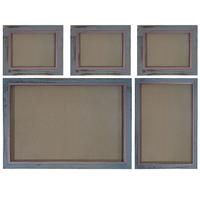 BILDERRAHMEN SET rechteckig Grau 5-Set - Grau, Holz (51/36cm) - MCW