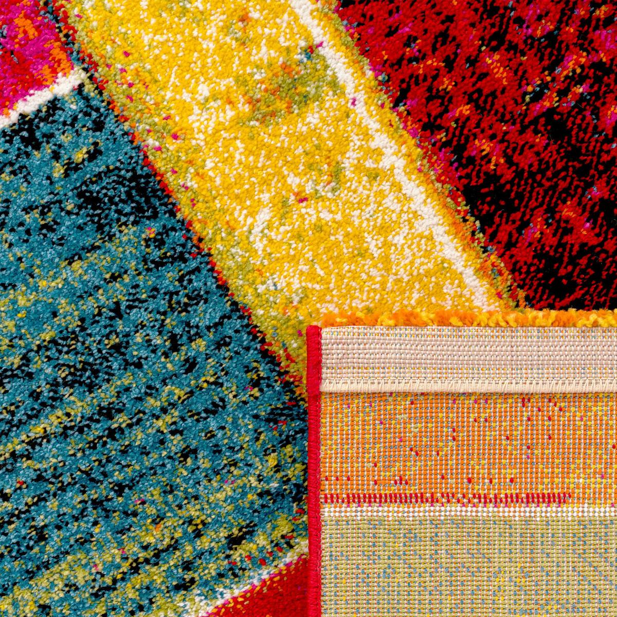 KURZFLORTEPPICH, abstrakt, aus Polypropylen, Florhöhe 12 mm, Mehrfarbig, 200 x 290 cm - Multicolor, Textil (290/200cm) - KADIMA DESIGN