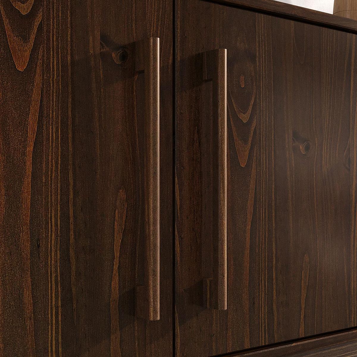SIDEBOARD TECCA nussbaum - Nussbaumfarben, Holz (170/71/41cm) - IDIMEX