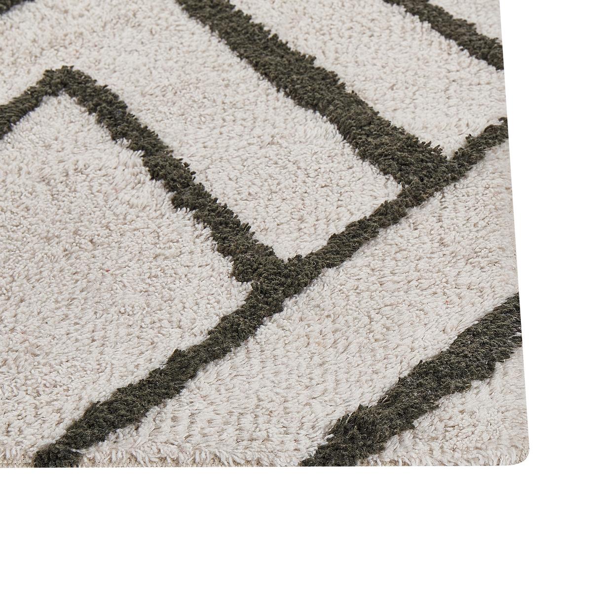 SHAGGY-TEPPICH Yesilkoy 230/160 cm - Weiß, Textil (160/230cm) - Beliani