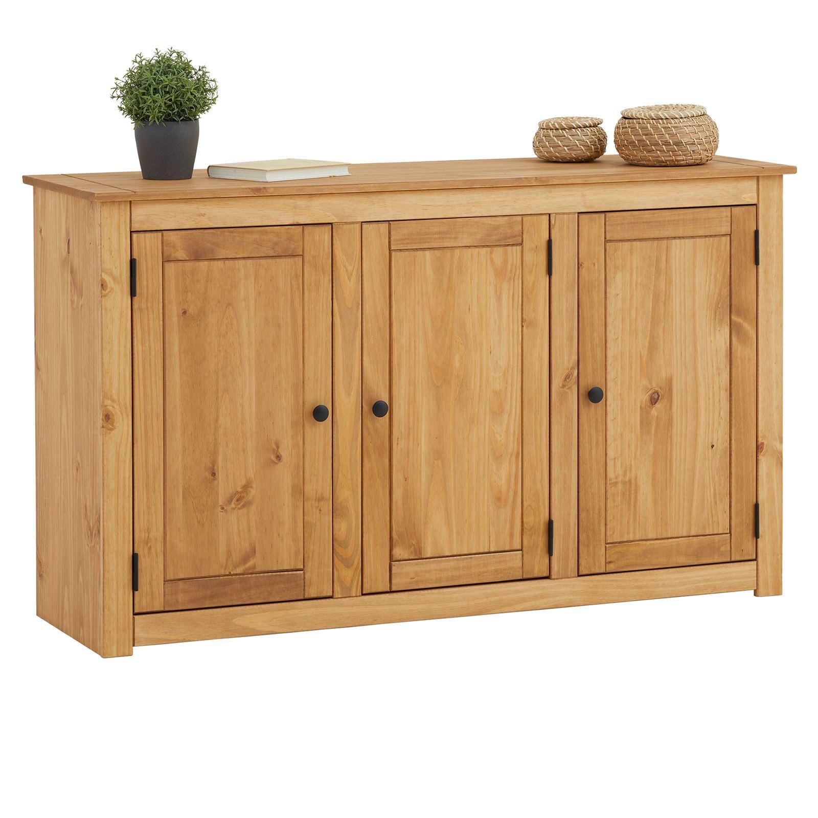 SIDEBOARD CANCUN gebeizt/gewachst - Kieferfarben, Holz (135/80/40cm) - CARO-Möbel