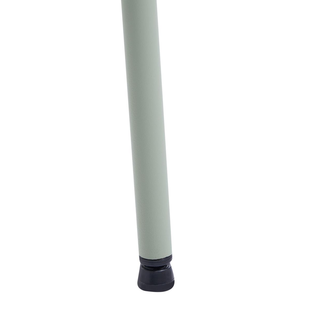 ESSZIMMERSTUHL 2er-Set Metall Mintgrün Windust - Mintgrün, Metall (51/81/50cm) - Beliani