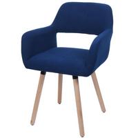 ESSZIMMERSTUHL Blau - Blau, Textil (56/80/53cm) - MCW