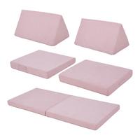 SPIELSOFA Norhulta - Pink, Textil (150/46/66cm) - [en.casa]