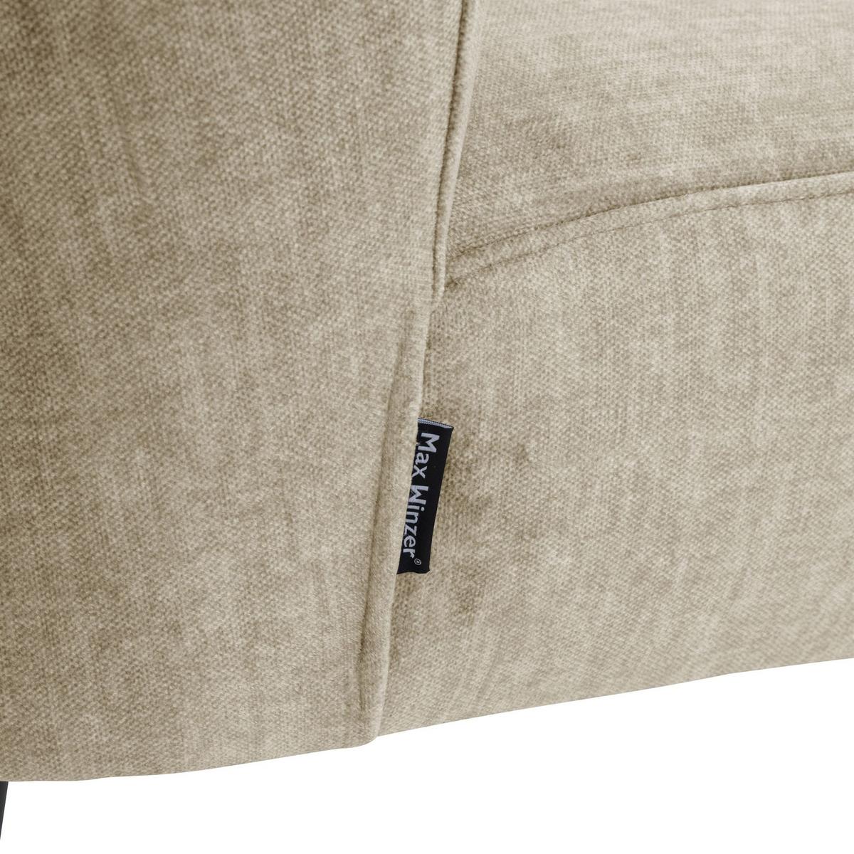 POLSTERSESSEL Kassi Samtvelours beige - Beige, Kunststoff (68/80/69cm) - 58aufmkessel