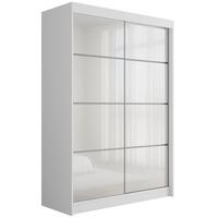 KLEIDERSCHRANK PEKA III - 120 cm - Weiß - Weiß, Holzwerkstoff (120/215/61cm) - ALTDECOR