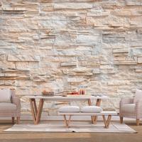 SELBSTKLEBENDE FOTOTAPETE 441/315 cm - Beige, Kunststoff/Textil (441/1cm) - KUNSTLOFT