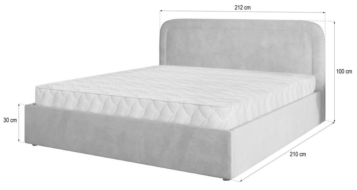 POLSTERBETT BENIRA K 200x200 cm mit Bettkästen - Beige - Beige, Holz/Textil - MASSENO