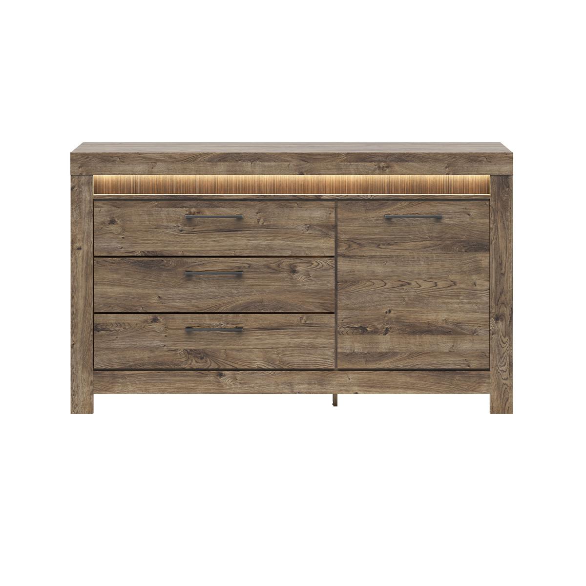 SIDEBOARD Amaury Holz - Braun, Holzwerkstoff (157/93/45cm) - Petits-meubles