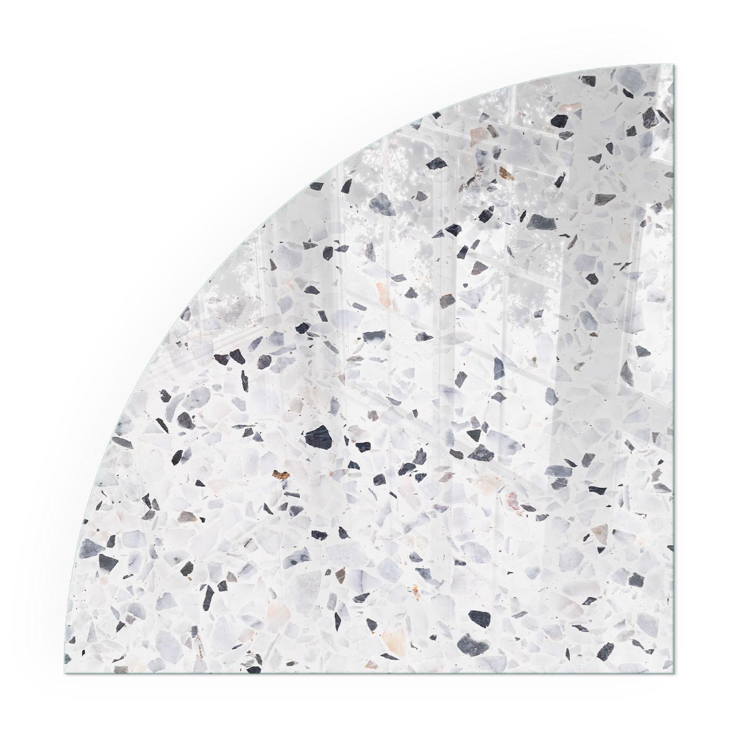 GLASPLATTE für Kamin 100x100 cm - Weiß, Glas (100/100/0.4cm) - TULUP