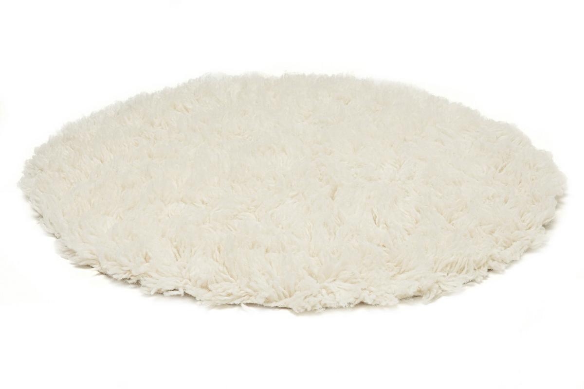 TEPPICH Luxus Flokati 2500 125x125 cm - Champagner, Textil (125/125cm) - Rug and Roll