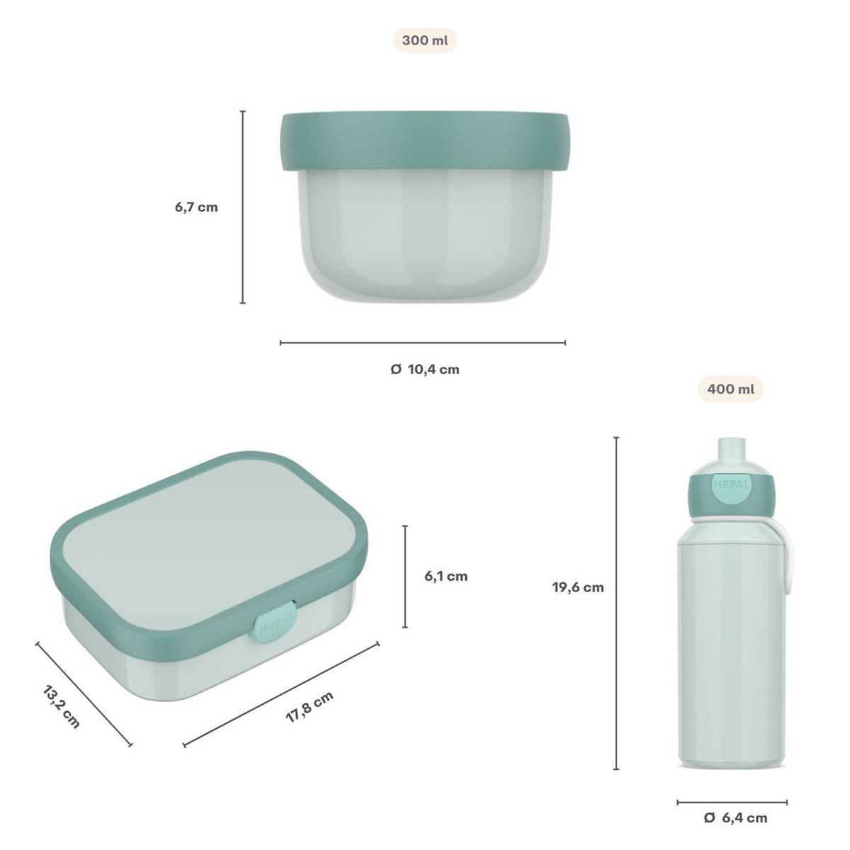 LUNCHSET Campus Barbie 3-tlg. - Pink, Kunststoff (6.8/24.4/24cm) - Mepal