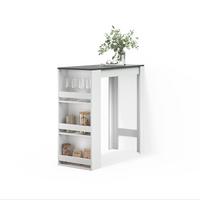 BARTISCH Regusa Weiß/Anthrazit 45 x 110 cm - Anthrazit/Weiß, Holzwerkstoff (110/45/106cm) - Livinity®