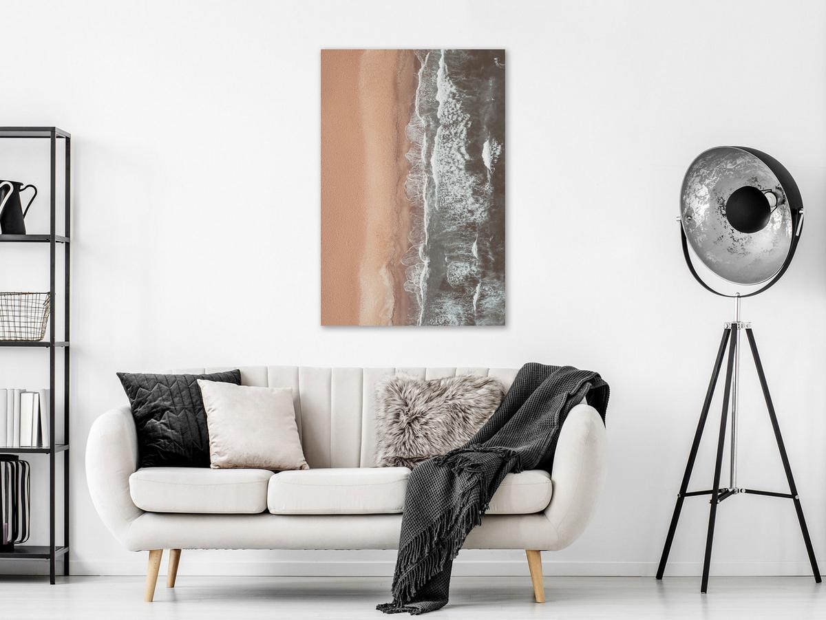 KUNSTDRUCK Braun 40/60 cm - Braun/Grau, Textil (40/60cm) - KUNSTLOFT
