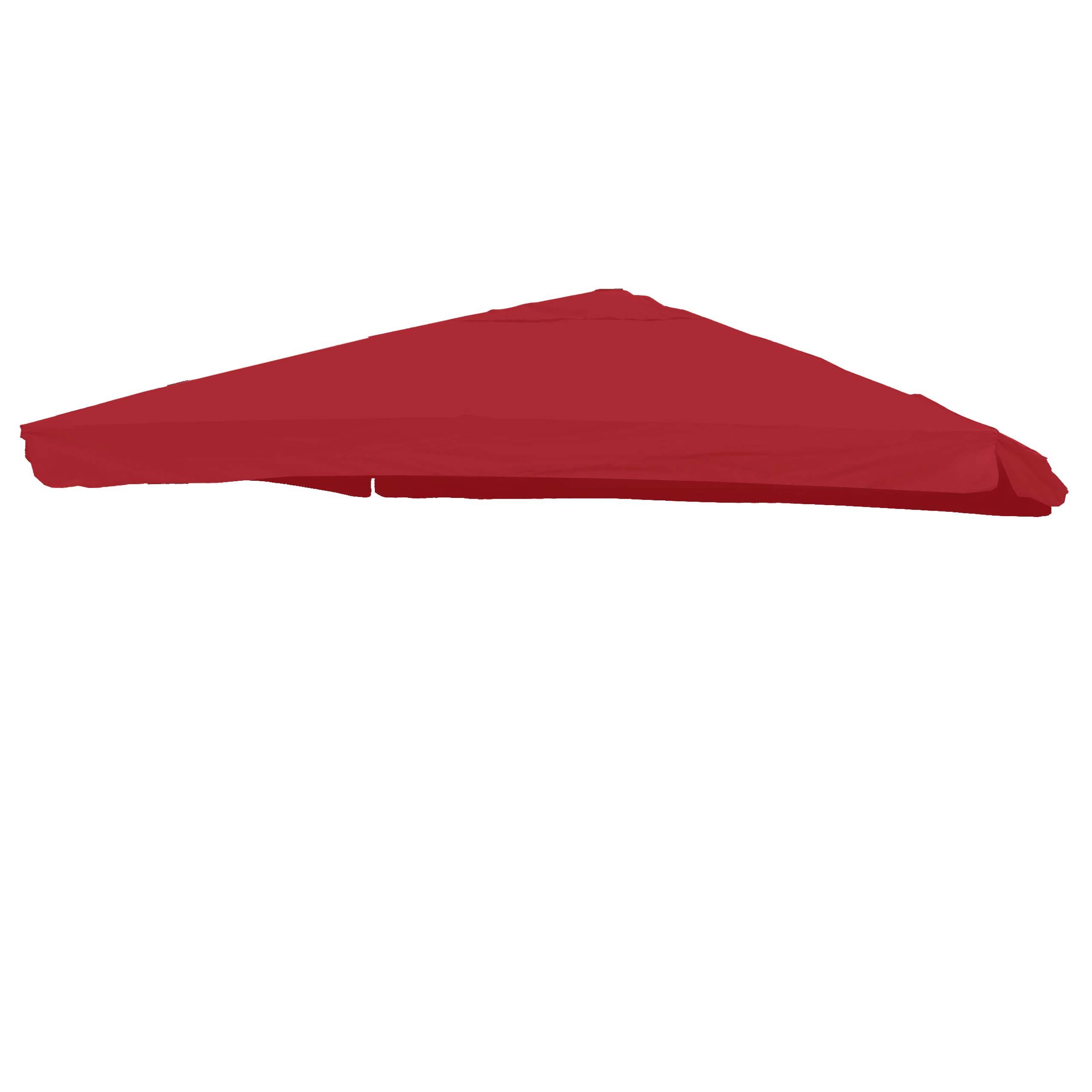 ERSATZ-BEZUG FÜR SCHIRM Bordeaux - Bordeaux, Textil (295/395cm) - MCW