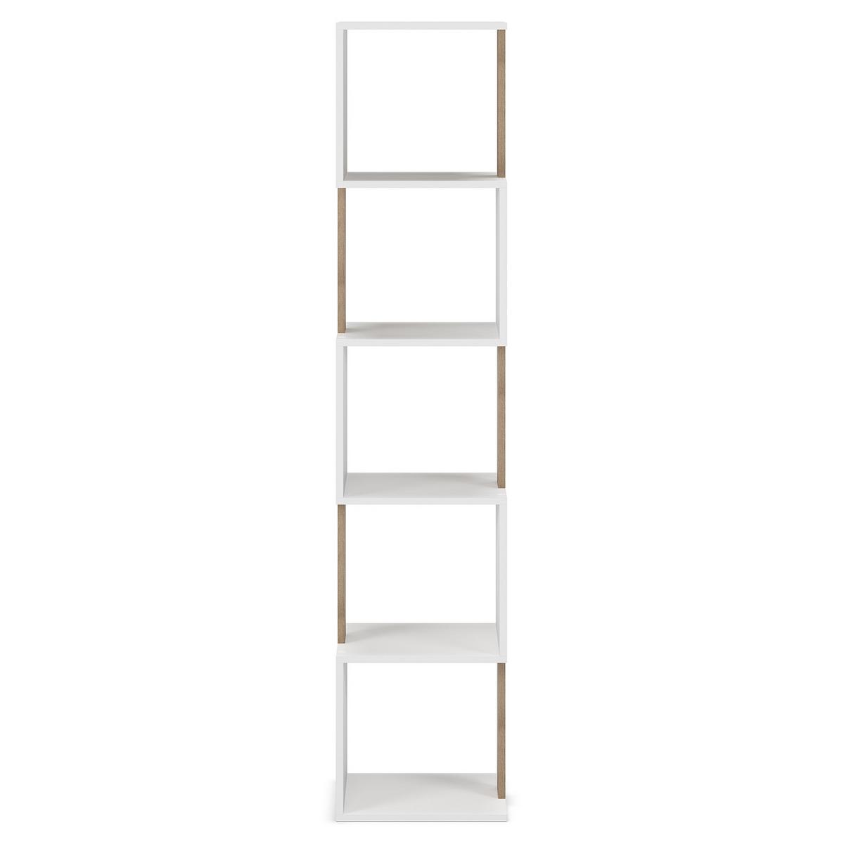 REGAL Maldivas 5 fächern weiß - Weiß, Holzwerkstoff (35/161/30cm) - VS Venta-stock