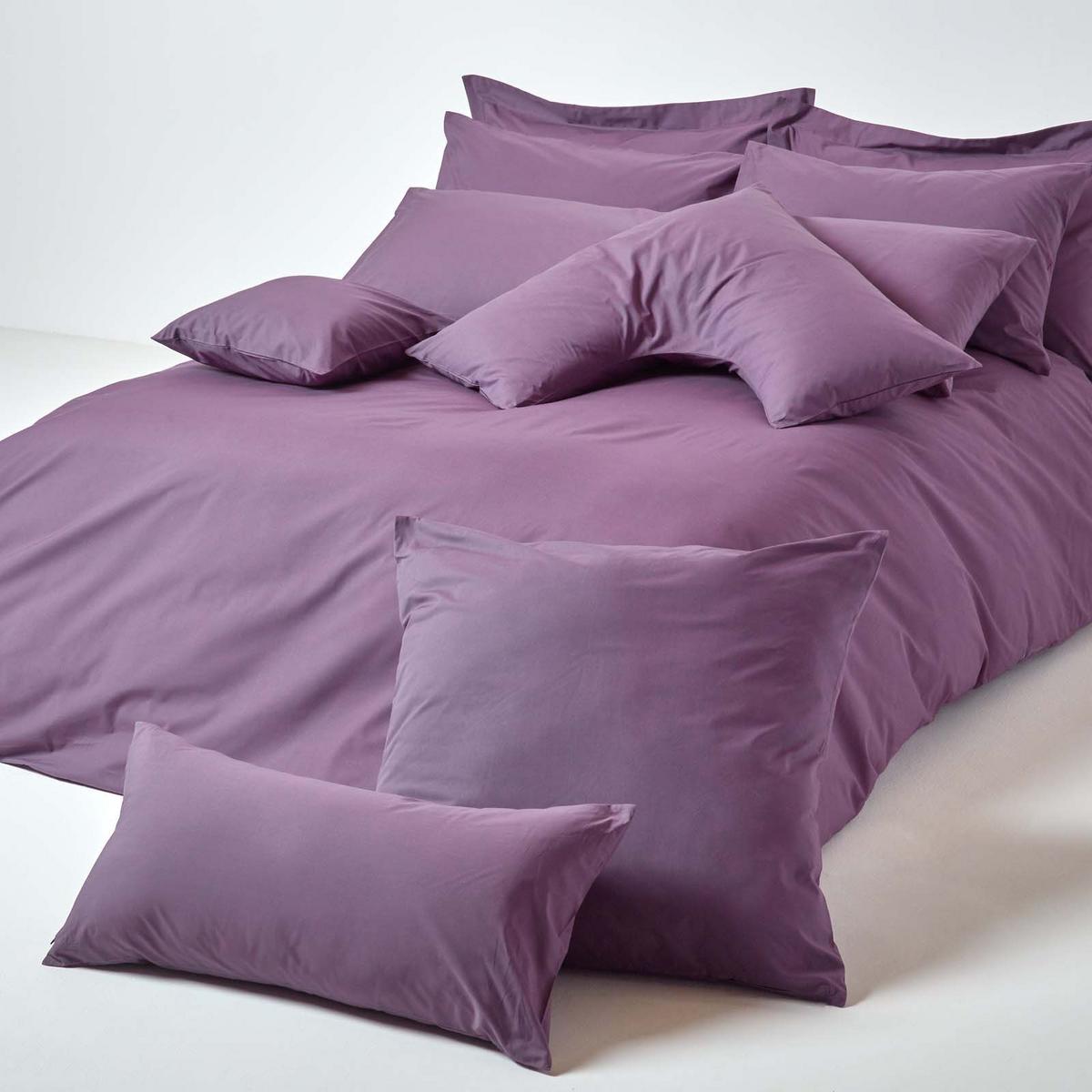 SEITENSCHLÄFERKISSENBEZUG Perkal, Fadendichte 200, 48/136 cm - Lila, Textil (50/140cm) - Homescapes