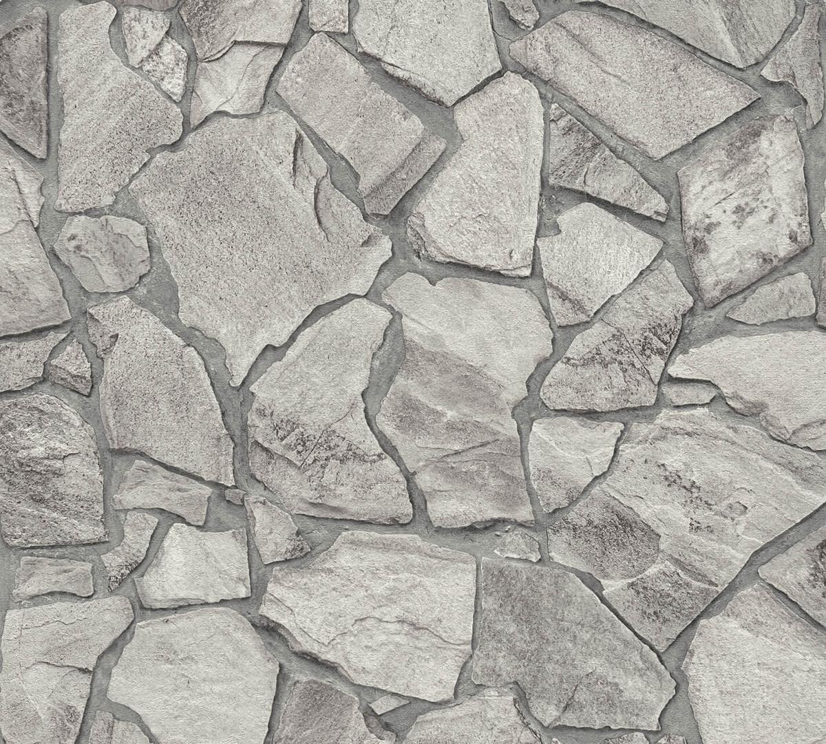 VLIESTAPETE Grau 53/1005 cm - Grau, Textil (53/1cm) - KUNSTLOFT