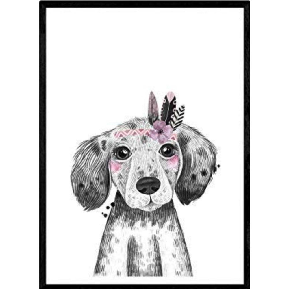 Nacnic POSTER Kinder – Hund A3 Rahmenlos