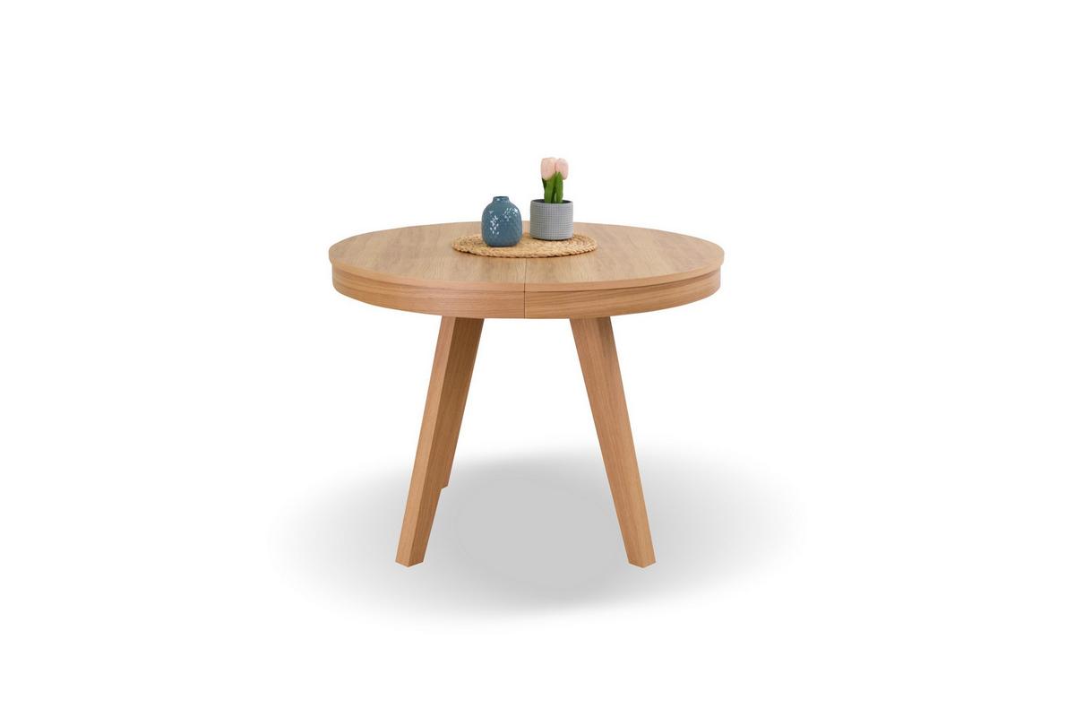ESSTISCH PICCOLO Ausziehbar 100 - 200 / 100 x 76 cm - Eichefarben, Holz (100/100/76cm) - MASSENO