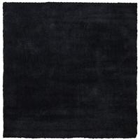 SHAGGY-TEPPICH Demre 200/200 cm - Schwarz, Kunststoff (200/200cm) - Beliani