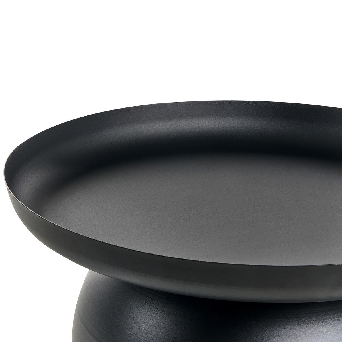COUCHTISCH Metall Schwarz Torrens - Schwarz, Metall (60/60/36cm) - Beliani