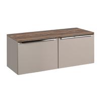 WASCHTISCHUNTERSCHRANK 120cm Éros Taupe - Taupe, Holzwerkstoff (120/48/46cm) - Petits-meubles