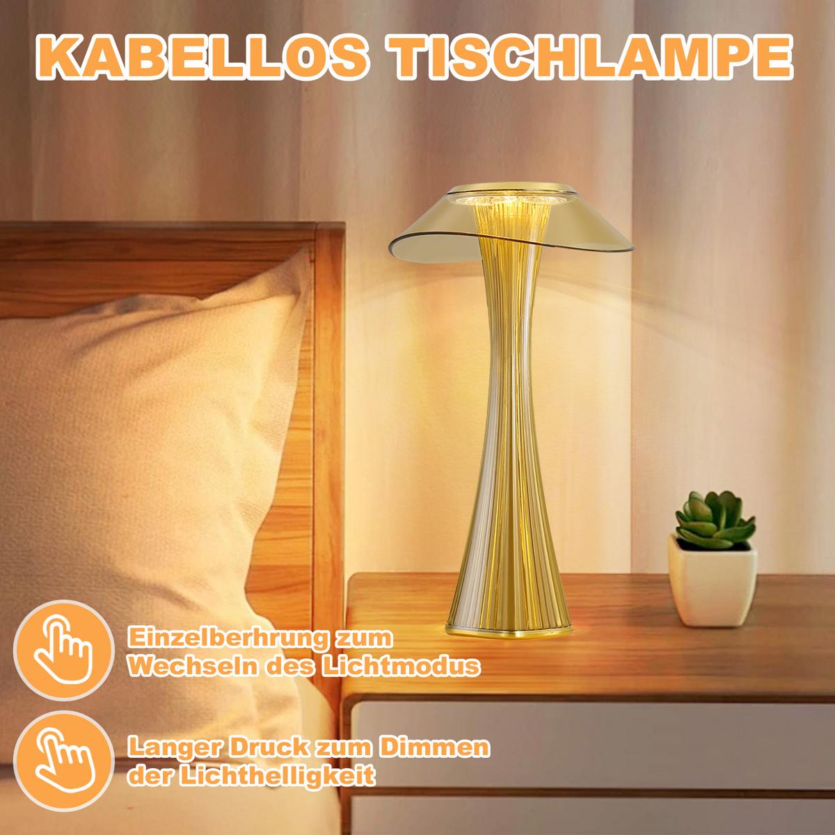 LED TISCHLEUCHTE Rendina - Goldfarben, Metall (15.1/15.1/27.4cm) - Nettlife